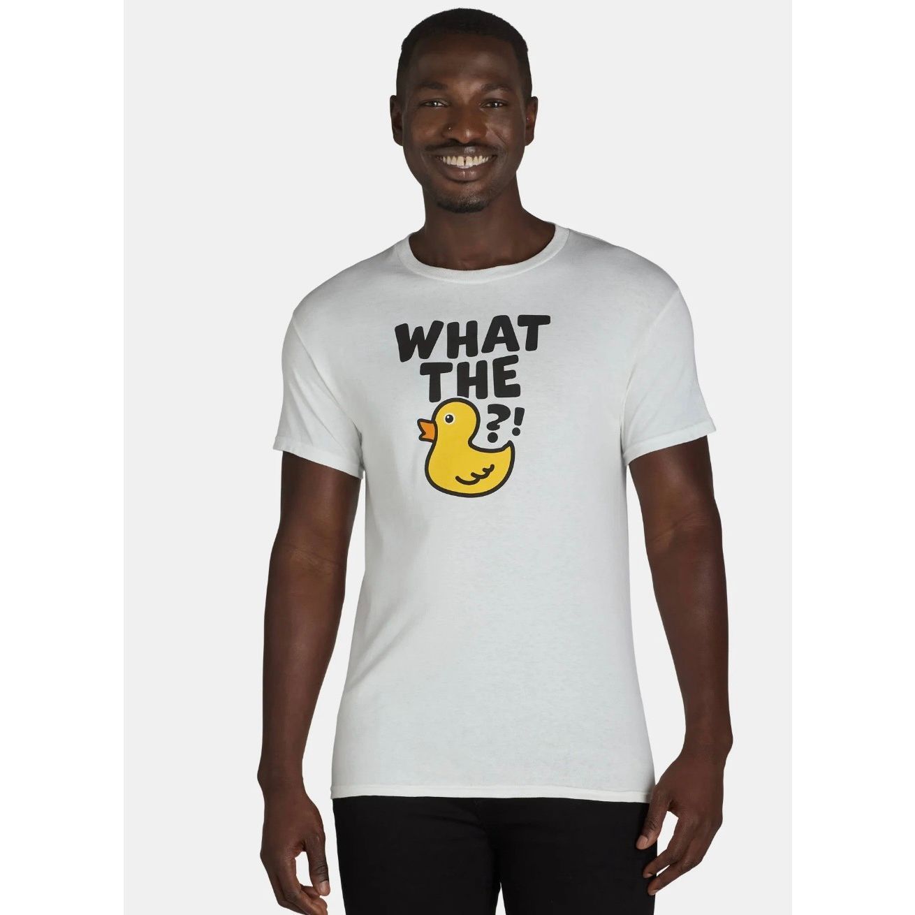 Nwt Mens Humor What The Duck Short Sleeve Graphic Tee Shirt - Sz Xl